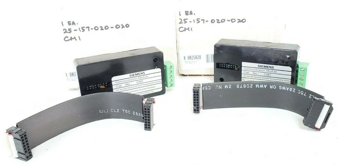 Used LOT OF 2 SIEMENS CM1 COMMUNICATION MODULES