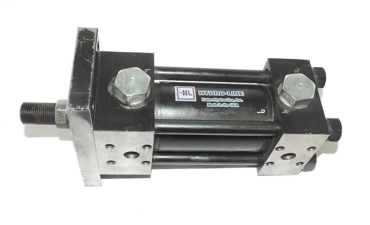 Used HYDRO-LINE NSF-2X2.5-N-1-2-S-F-R-1-1 HYDRAULIC CYLINDER NSF2X25N12SFR11