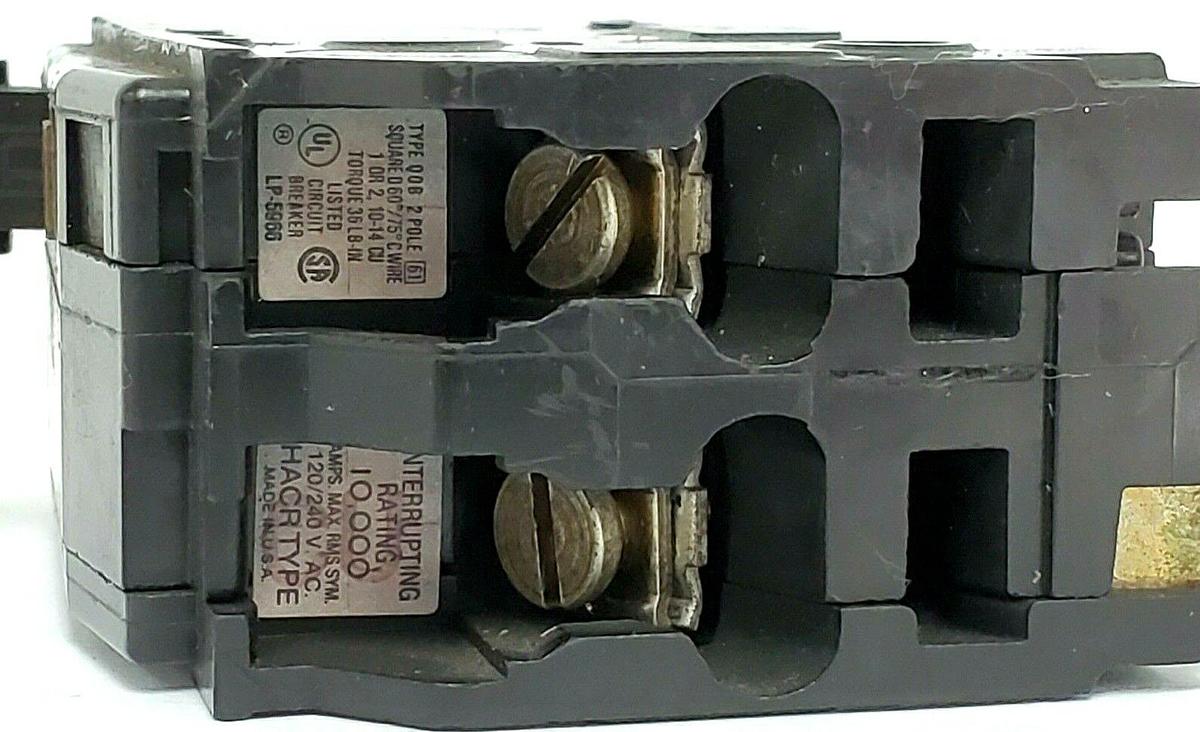 Used SQUARE D HACR LP-7328 CIRCUIT BREAKER 120/240V AC 2-POLE