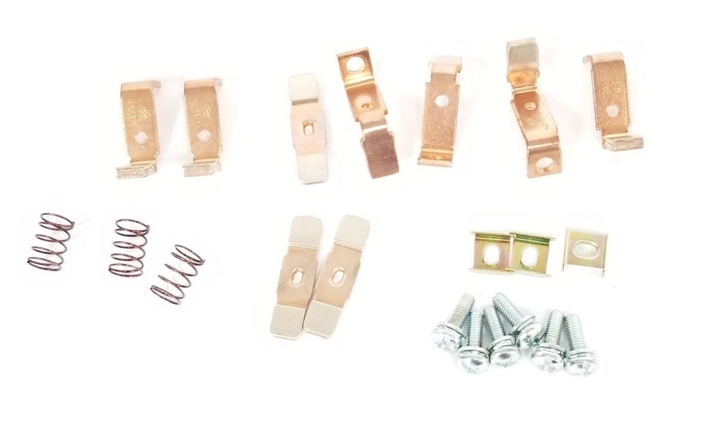 Used NEW CUTLER HAMMER CONTACT KIT (6) 23-5876 (3) 23-5877 W/ SCREWS & SPRINGS