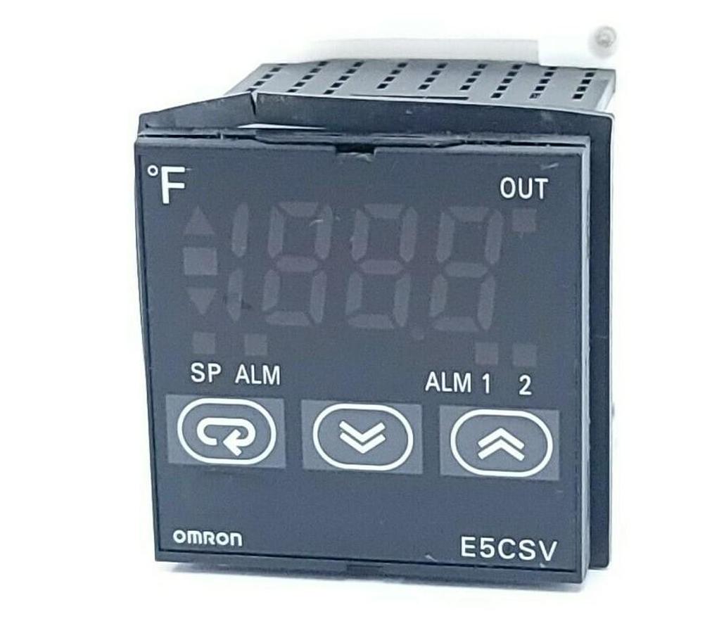 Used OMRON E5CSV-R1T-F TEMPERATURE CONTROLLER 100-240VAC 50/60HZ, E5CSV