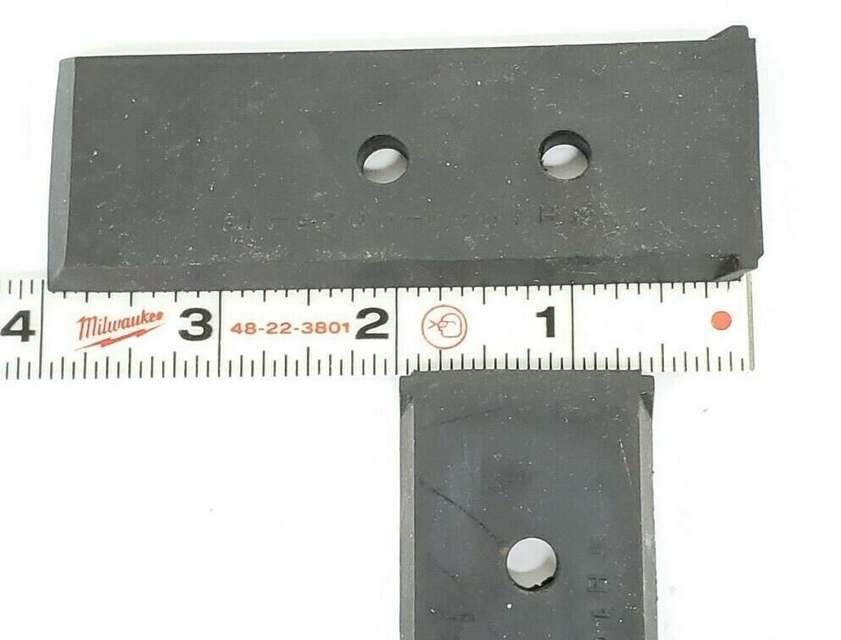 Used LOT OF 3 NEW OKUMA H1023-0025-19 WIPERS LU45 LOWER CLOSS-SLIDE (BACK PLATE LEFT)