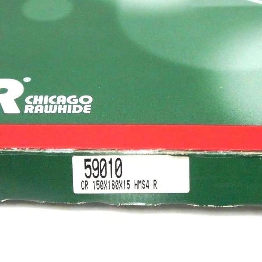 Used NIB CHICAGO RAWHIDE 59010 OIL SEAL 150MM X 180MM X 15MM HMS4R