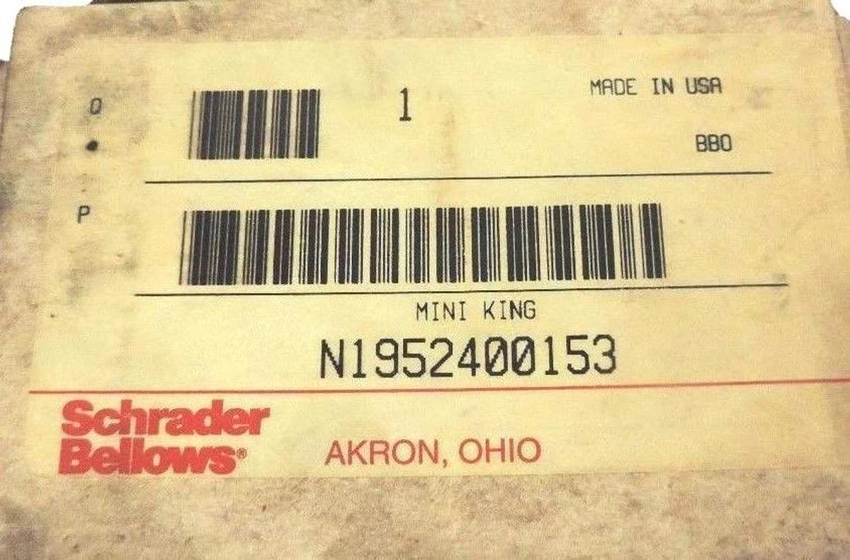 Used NIB SCHRADER BELLOWS K065-403353 SOLENOID VALVE W/ N1952400153 MANIFOLD K058-002