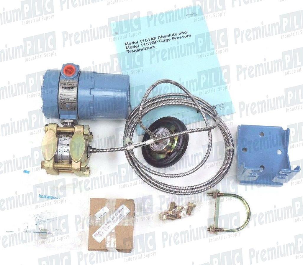 Used ROSEMOUNT 1151 SMART PRESSURE TRANSMITTER 1151GP6S12S1E6M4B1 W/ 1199 SEAL NIB
