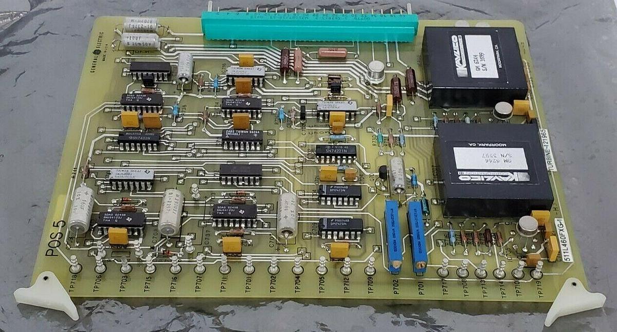 Used GENERAL ELECTRIC 125D460AY-2 TURBINE BOARD 511L460FCG-1-H3 121965 125D460FX-H3
