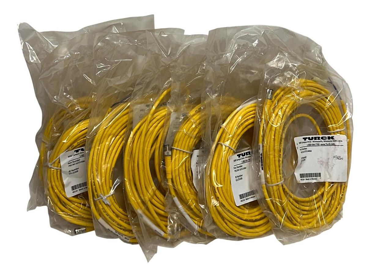 Used 7 TURCK PSG 3M-10/CS14064 / U2-25209 PICOFAST CORDSETS 10M NSFS