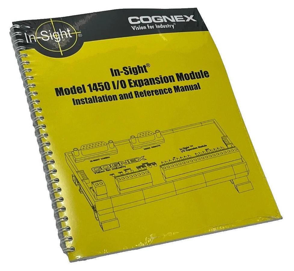 Used Cognex In-Sight Model 1450 I/O Expansion Module Installation & Reference Manual