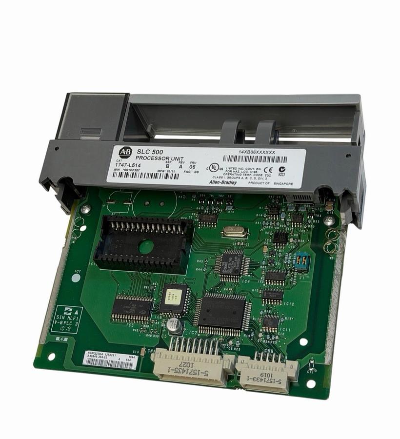 Used ALLEN BRADLEY 1746-P1 /A POWER SUPPLY W/ 1746-A7 /B SLC 7-SLOT RACK W/ 1747-L514
