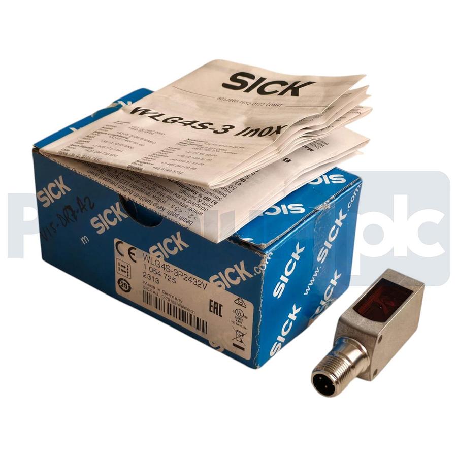 SICK WLG4S-3P2432V Photoelectric Sensor 1054725 Inox Washdown 0-3m Range NSMP