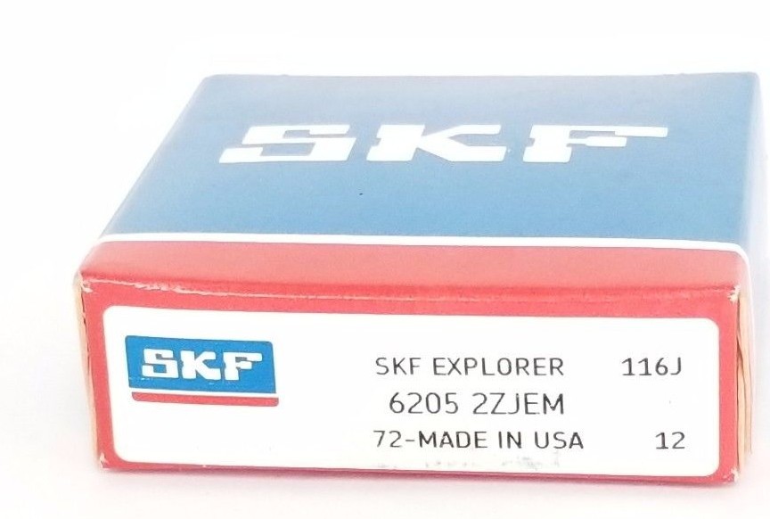 NIB SKF EXPLORER 6205 2ZJEM SINGLE ROW BALL BEARING