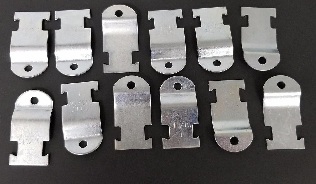 Used LOT OF 12 NEW GENERIC GLCBE PIPE AND CONDUIT CLAMP (6 PAIRS)