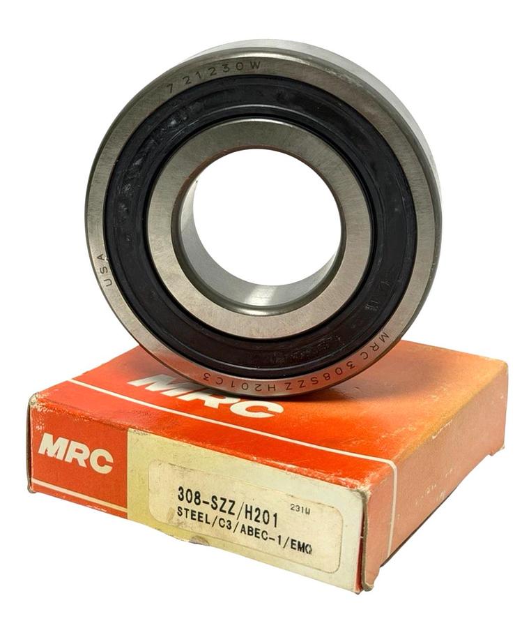 NIB MRC 308-SZZ/H201 SINGLE ROW DEEP GROVE BALL BEARING 308-SZZ/H201