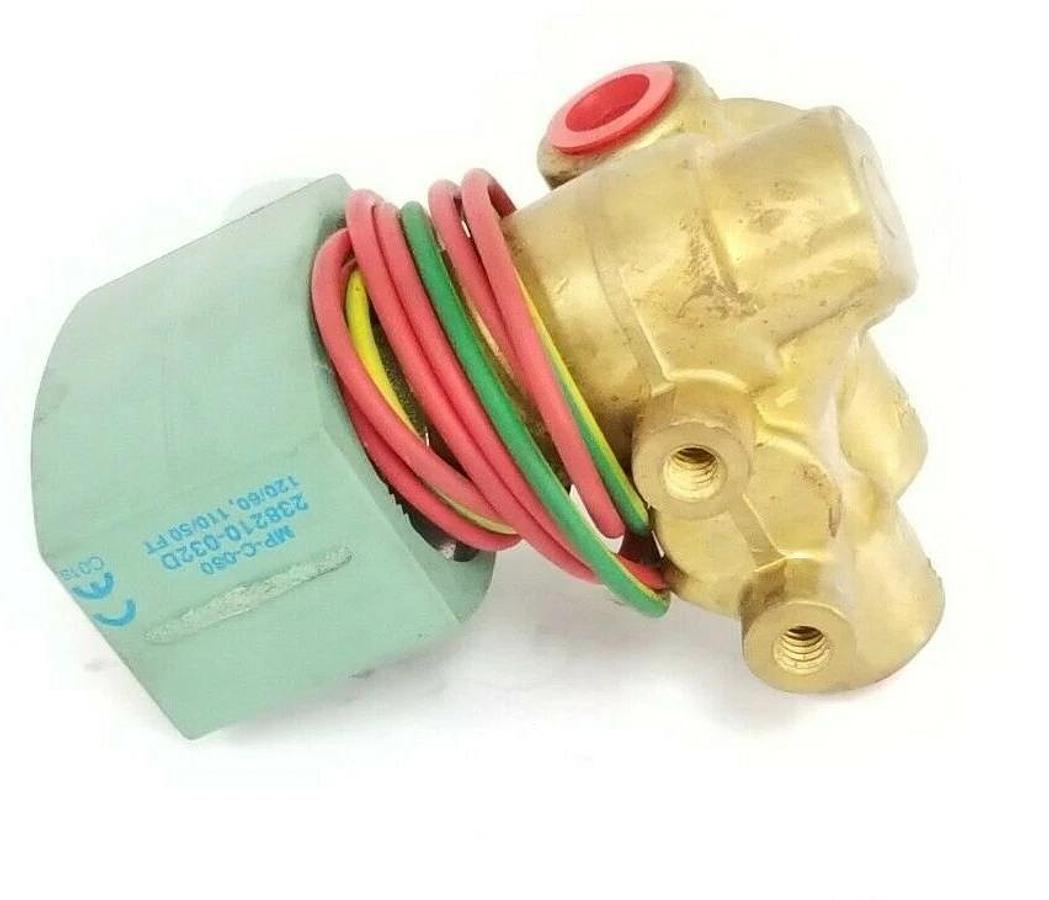 NIB ASCO RED-HAT 8321G3 SOLENOID VALVE 3-WAY 1/4'' IN. 110/120V 50/60HZ 20791