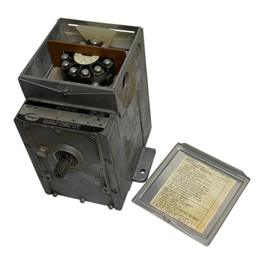 Used Eclipse EMP-423-1 Proportional Control Actuator Motor 120V 40W Burner Valve