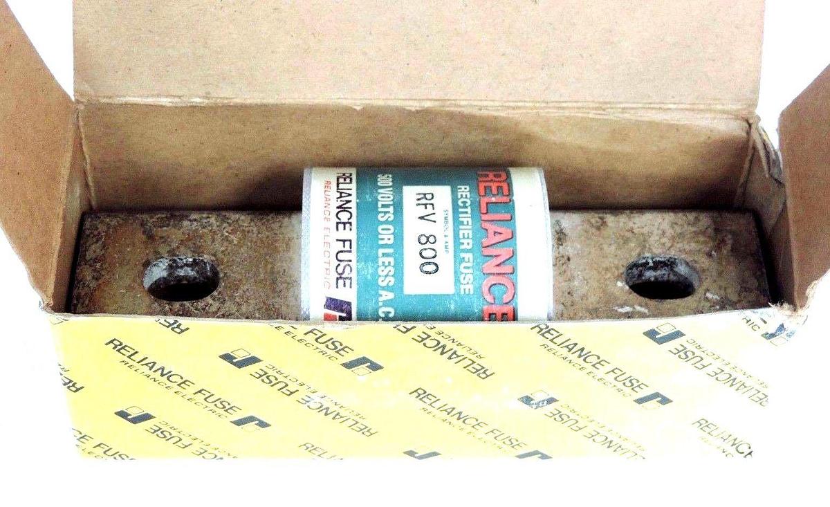 Used NIB RELIANCE RFV 800 500V 800A RECTIFIER FUSE RFV800, A50P800