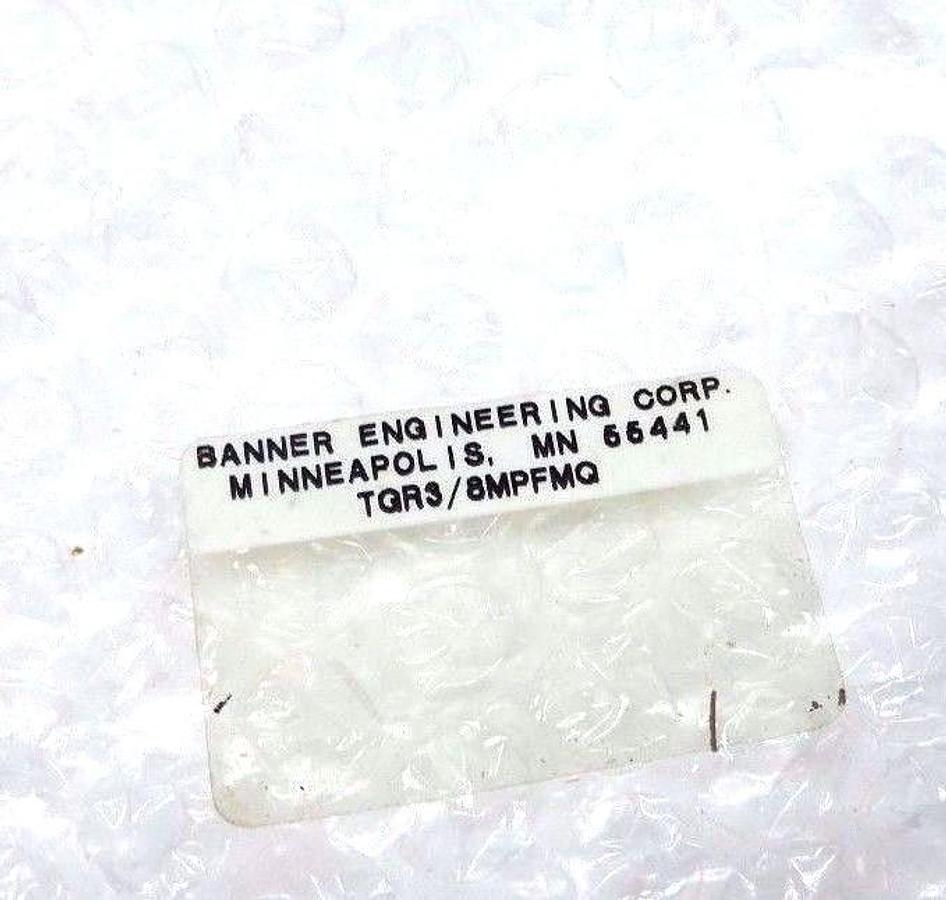 Used NIB BANNER TGR3/8MPFMQ FIBER END ASSEMBLY FOR OMNI-BEAM