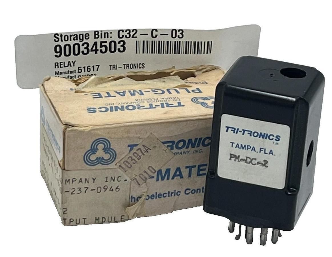 TRI-TRONICS PM-DC-2 Plug-Mate Interface Module DC Power Supply PMDC2 Sensor NSMP