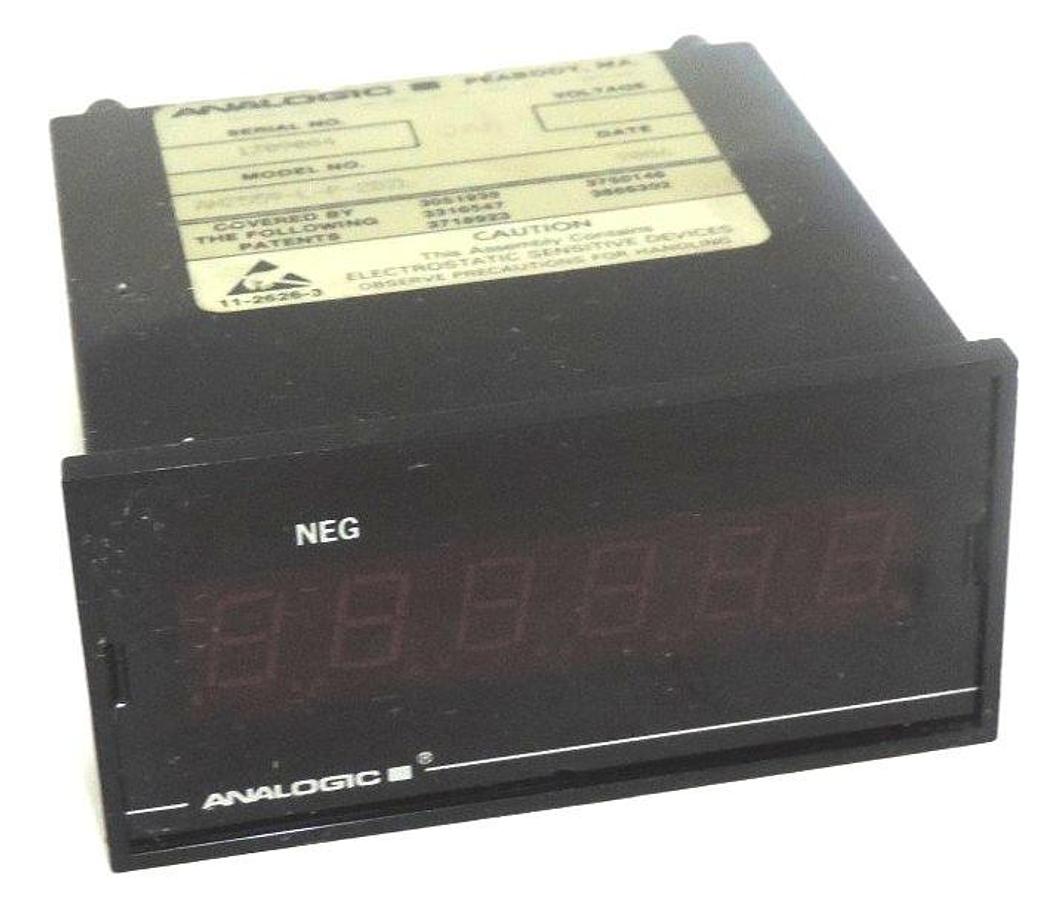 Used ANALOGIC AN2559-L-P-2DZL DIGITAL METER AN2559LP2DZL DATE 9006
