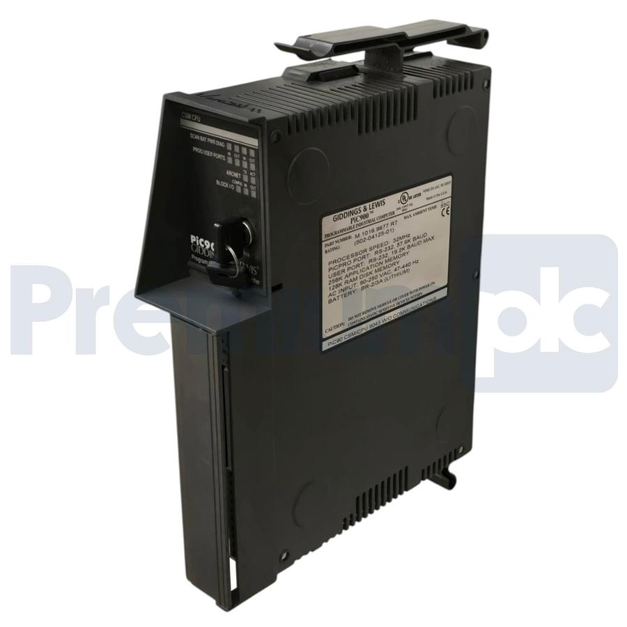 Used Giddings & Lewis M.1016.9677 R7 PiC900 CSM/CPU 9043 Module | 502-04125-01 USPI
