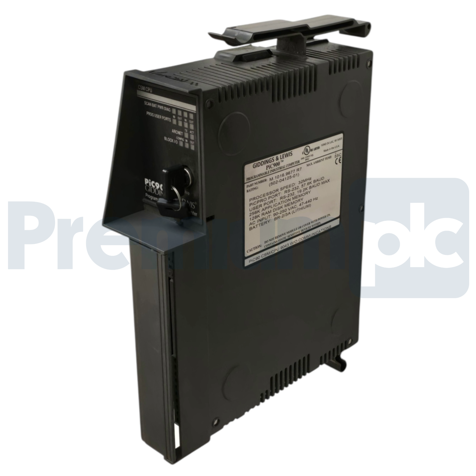 Used Giddings & Lewis M.1016.9677 R7 PiC900 CSM/CPU 9043 Module | 502-04125-01 USPI
