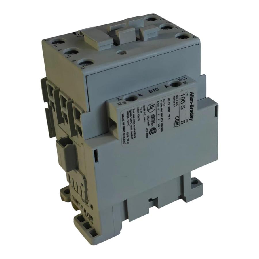 Allen Bradley 100-C37D10 /C 100-C IEC Contactor 3-P 37A 110/120VAC 1NO Aux Cont