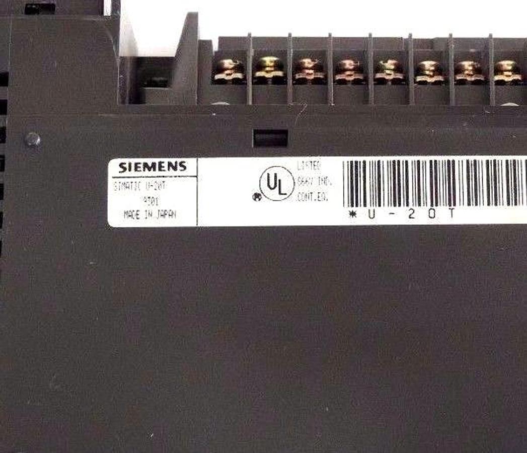 Used SIEMENS U-20T SIMATIC 16POINT OUTPUT MODULE 15/265VAC, 10MA/2A, 50/60HZ, U20T