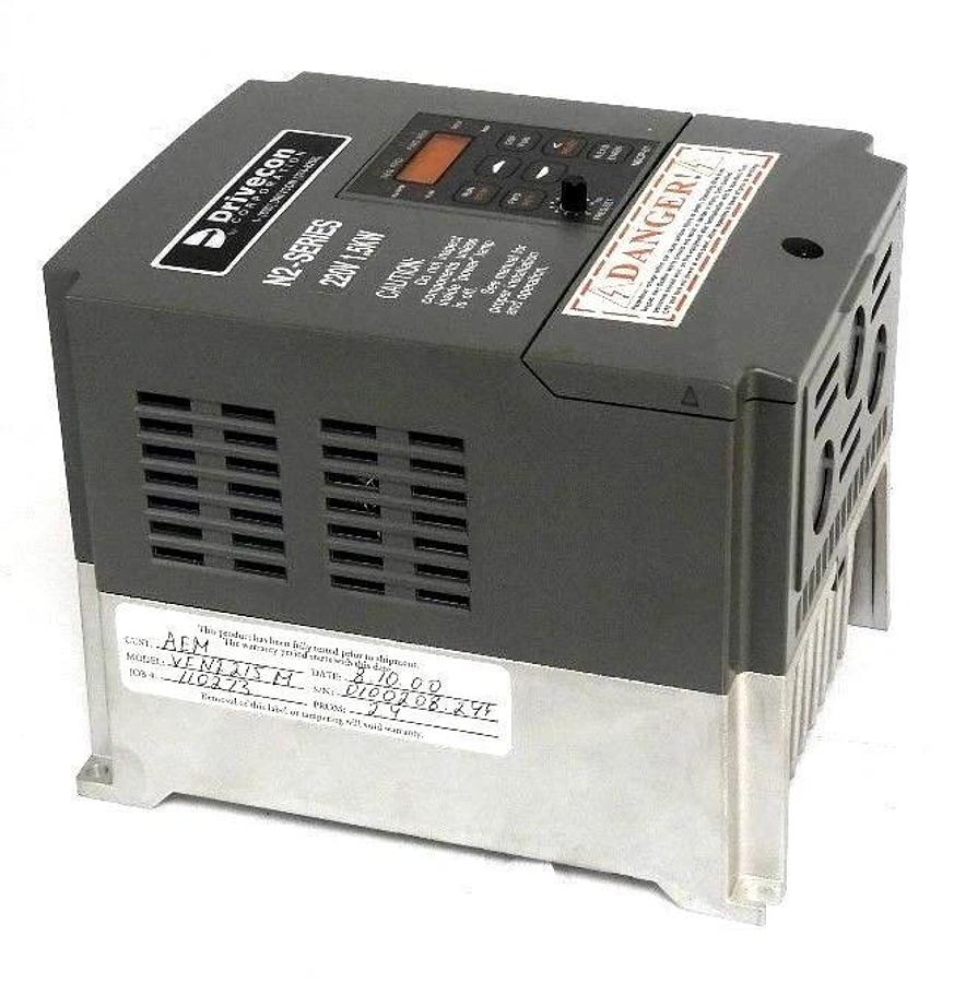 Used NIB DRIVECON VFN2-215-M DRIVE N2-SERIES 230/1-3/50-60, VFN2215M, NDOP-01 KEYPAD
