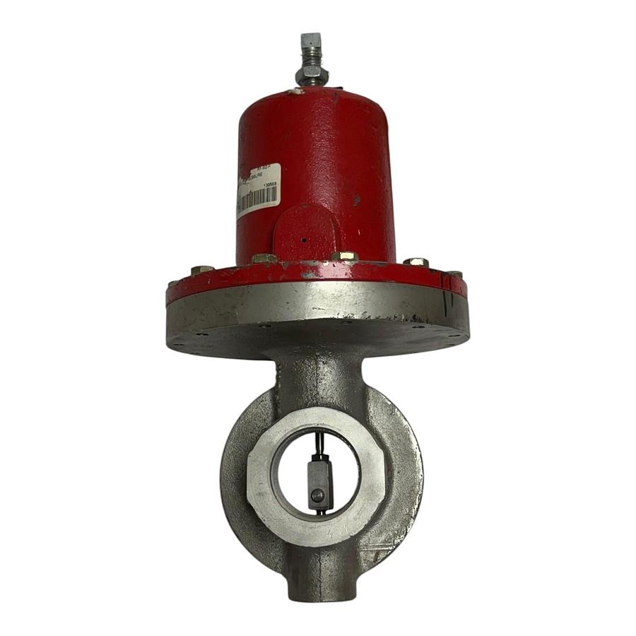 Used Jordan Valve 1-1/2" Model 60 Sliding Gate Pressure Regulator Valve 316SS New