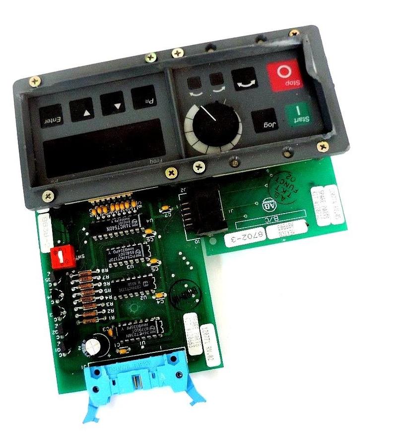 Used ALLEN BRADLEY 120774 INTERFACE INPUT CARD W/ 120771 BOARD & 120712 DISPLAY