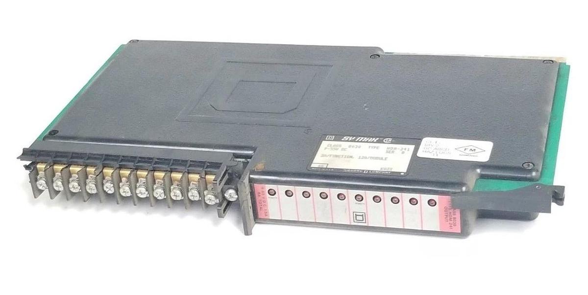 Used SQUARE D SY/MAX 8030-HOM-241 OUTPUT MODULE SER. B, 9-55VDC, 8030HOM241