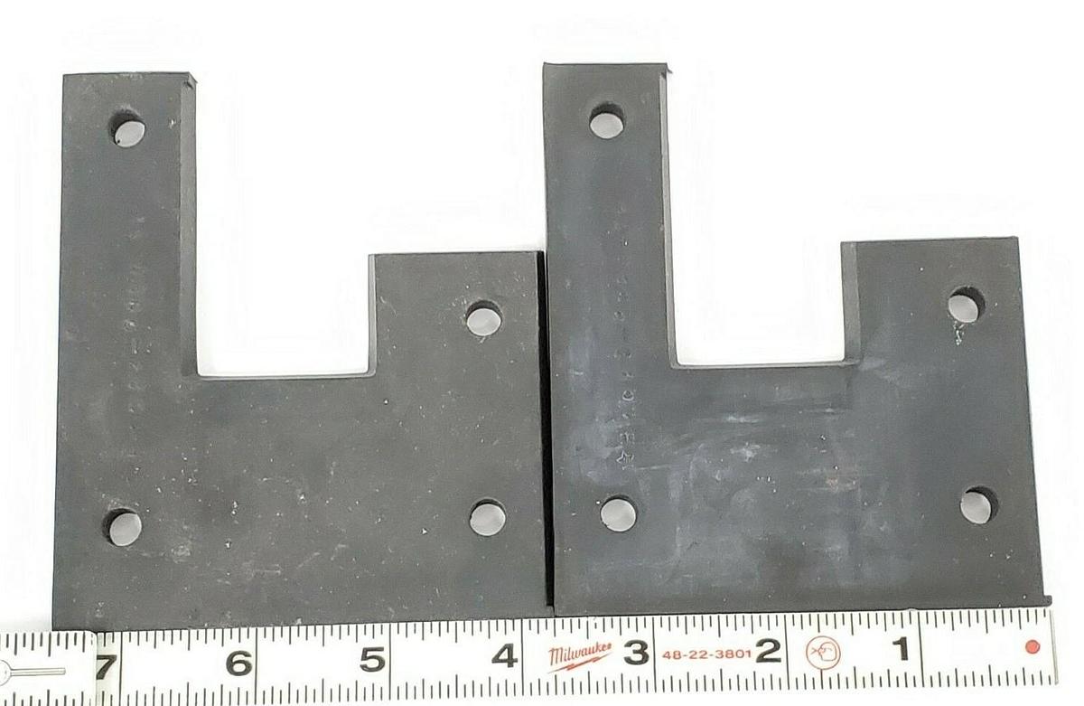 Used LOT OF 2 NEW OKUMA H1026-0025-17 WIPERS LU45 LOWER CLOSS-SLIDE (UPPER)