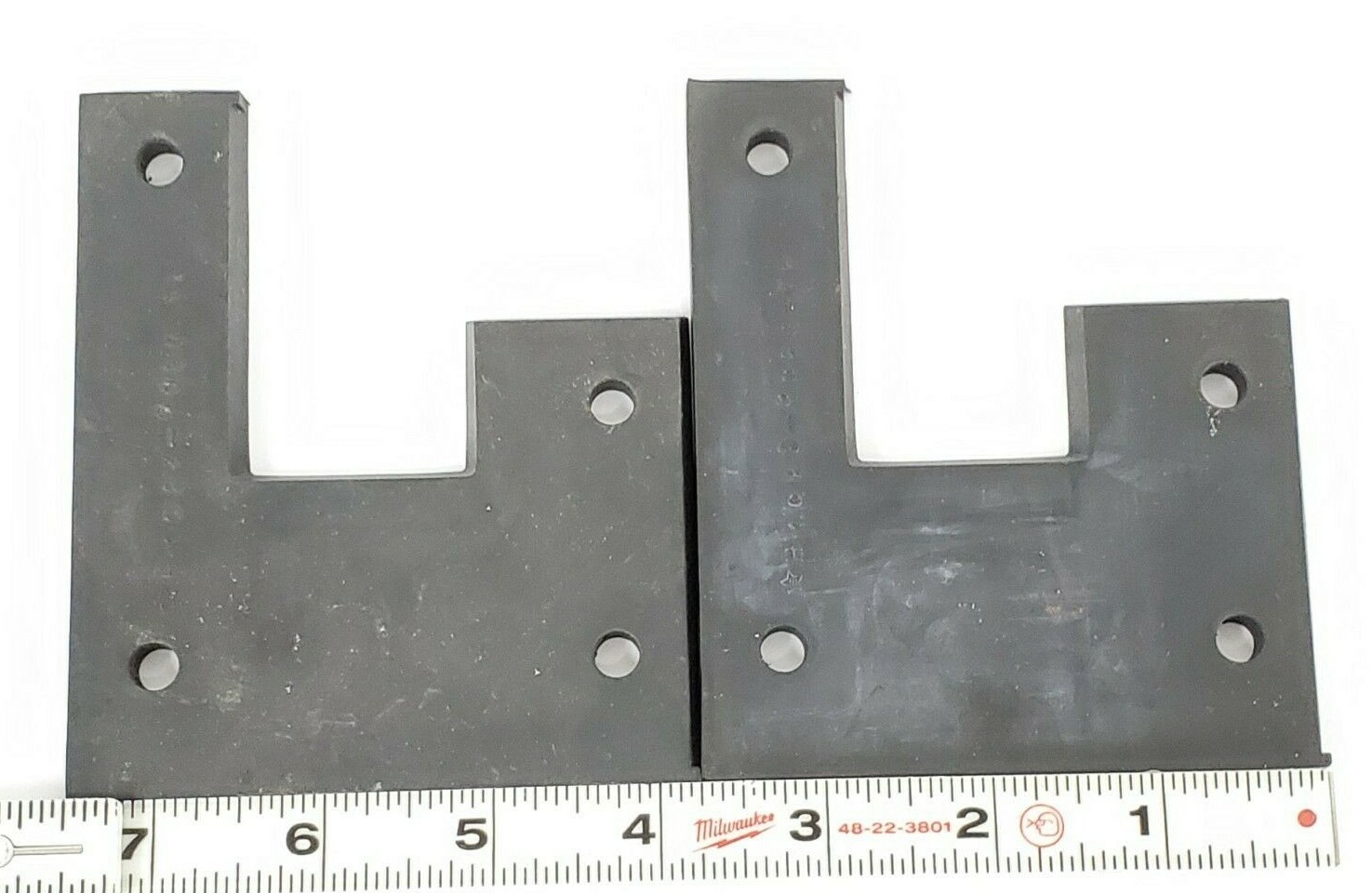 Used LOT OF 2 NEW OKUMA H1026-0025-17 WIPERS LU45 LOWER CLOSS-SLIDE (UPPER)