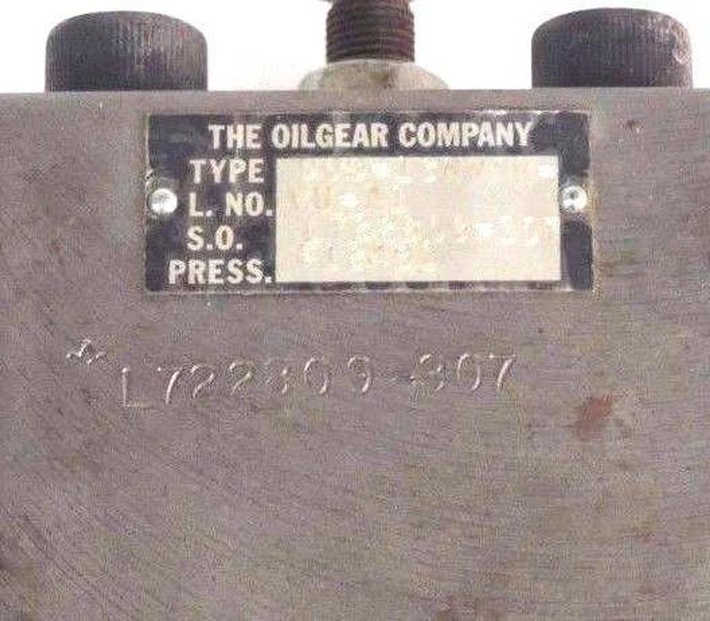 NEW OILGEAR COMPANY D09-13NNNN-VU-A1, L NO. L722809-307