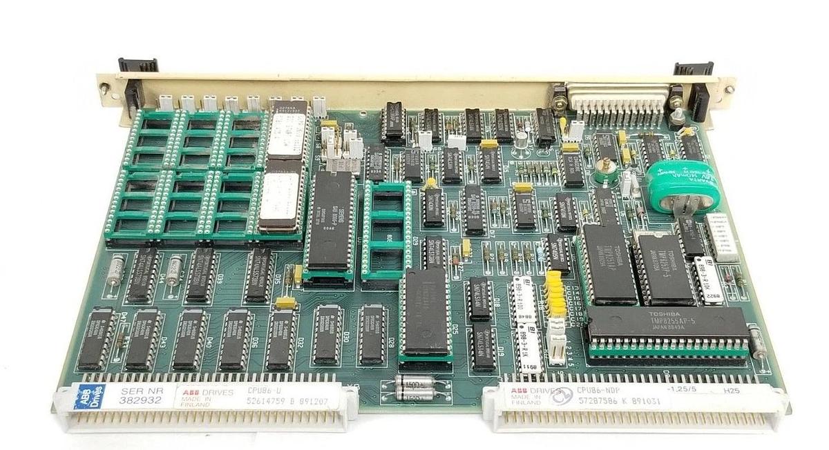 Used ABB DRIVES CPU86-NDP PROCESSOR BOARD 57287586 CPU86-U 52614759 5760785-8G