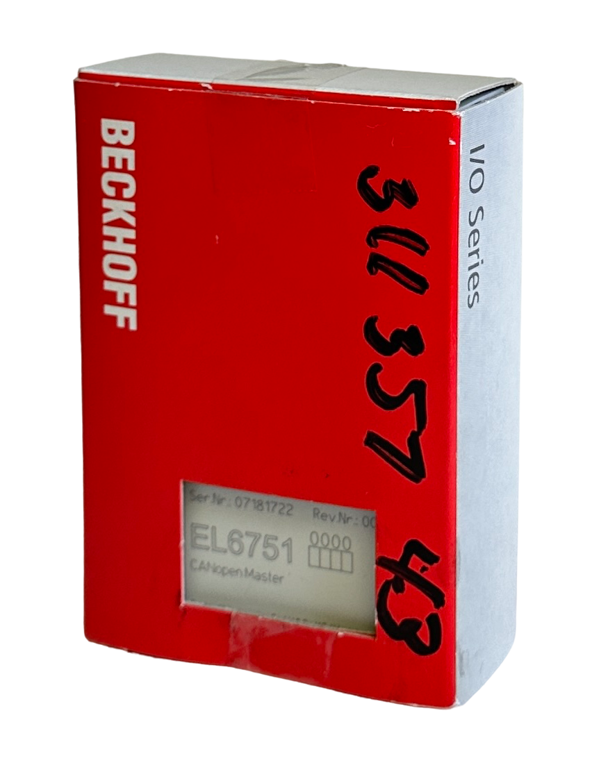 Used NEW BECKHOFF EL6751 I/O SERIES CANopen MASTER TERMINAL EtherCAT OEM