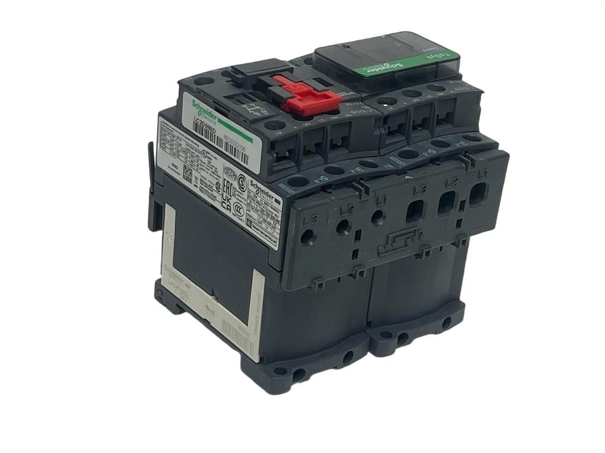 Used Schneider Electric LC2D09BD TeSys D Reversing Contactor 24V DC 9A - NSNP