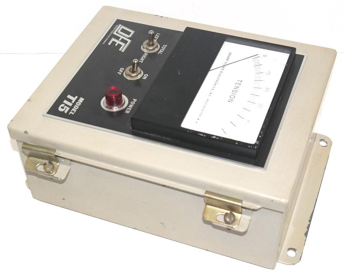 Used DOVER FLEXO ELECTRONICS TI5 TENSION INDICATOR EA1072C, PCD-1, TI5-C