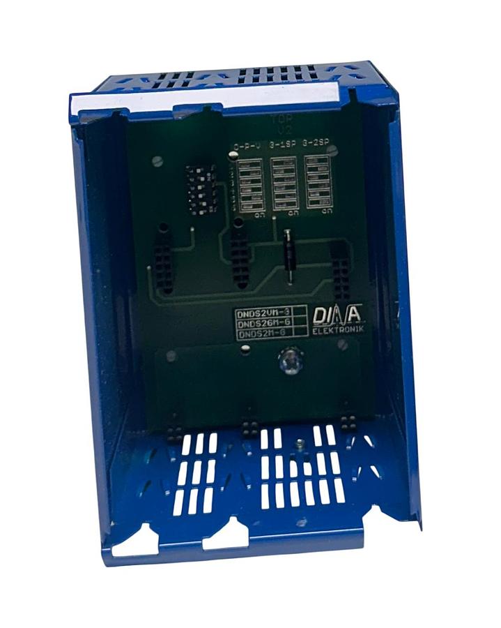 Used DINA ELEKTRONIK 12RG00 DNDS MODULAR METAL HOUSING SAFETY BLUE 0901821218 NSMP
