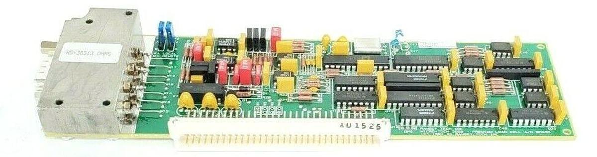 Used RAMSEY MICRO-TECH 2000 04856 PREMIUM LOAD CELL A/D BOARD D07257B-E071 C07257B