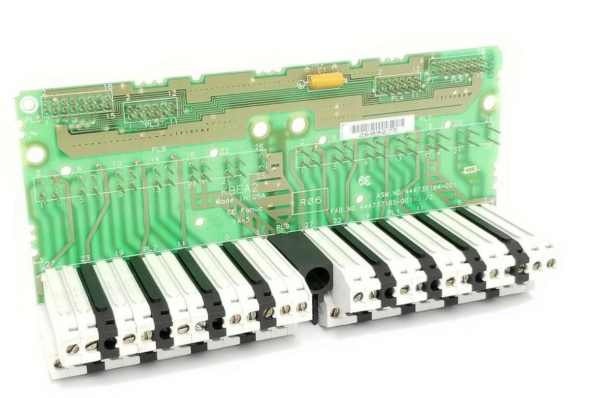 Used GE FANUC 44A737164-G01 TERMINAL BOARD KBEA2 VA-5 44A737165-001R03/3