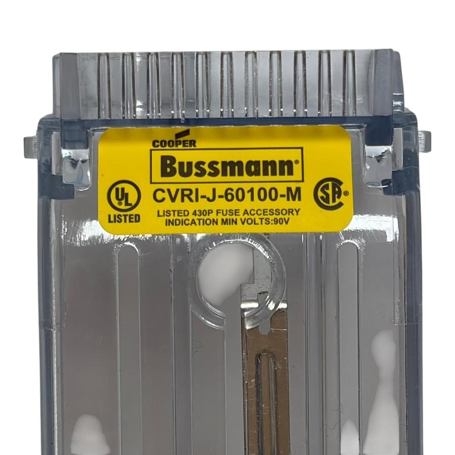 Used Bussmann CVRl-J-60100-M Class J Fuse Cover With Indication 90V Min New