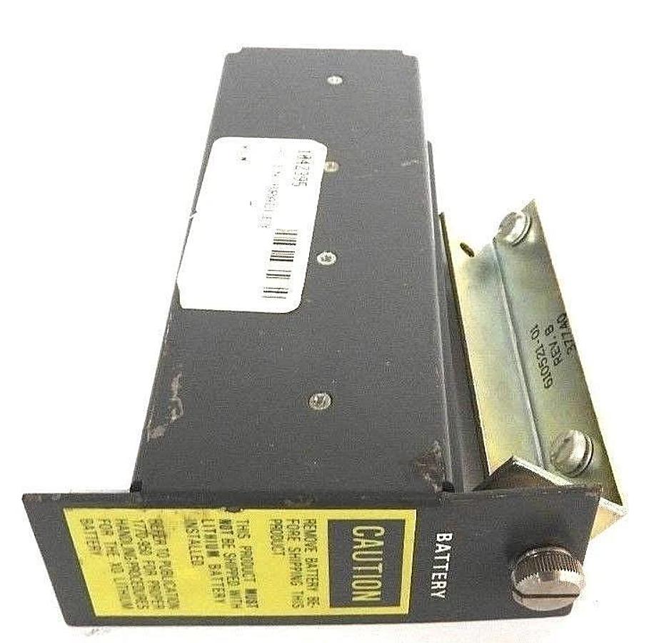 Used ALLEN BRADLEY 1772-B1 BATTERY TRAY HOUSING W/ 610521-01 RAIL MOUNT
