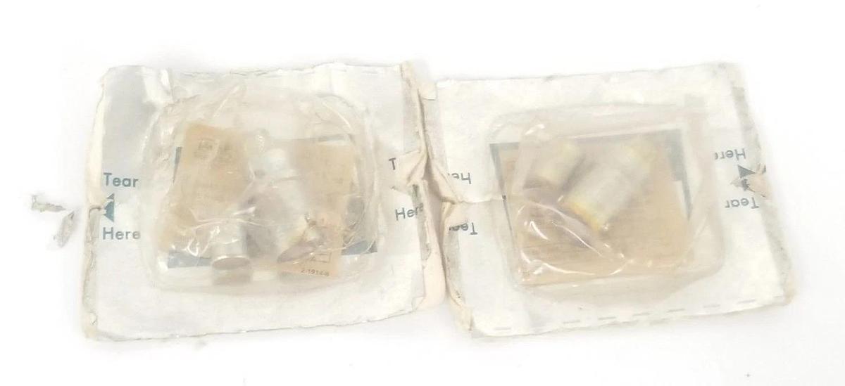 Used LOT OF 2 NEW AMP INC. 331351 COMPUTER JACK COAXIAL CABLE CONNECTORS