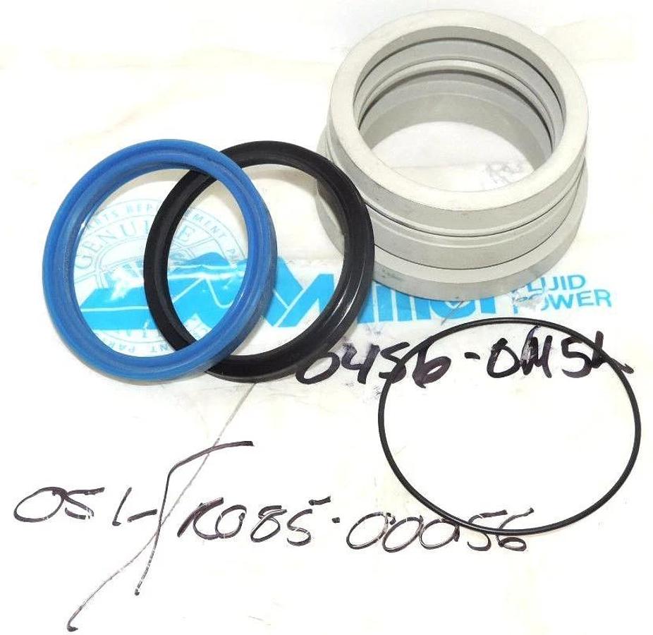 Used NEW MILLER FLUID POWER 051-R085-00056 CYLINDER ROD SEAL KIT 051R08500056