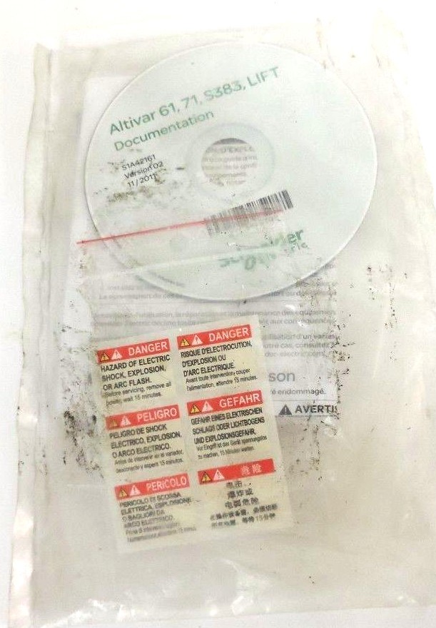 Used NEW SCHNEIDER ELECTRIC ALTIVAR ATV71 61, 71, S383, LIFT PROGRAMMING SOFTWARE