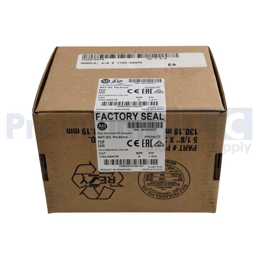 Used ALLEN BRADLEY 1794-AENTR /A FLEX I/O EtherNet/IP ADAPTER FW 1.013 1794AENTR NSFS