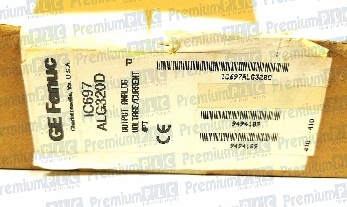 Used NEW GE FANUC IC697ALG320D 4PT OUTPUT ANALOG MODULE IC697ALG320 44A729580-G01