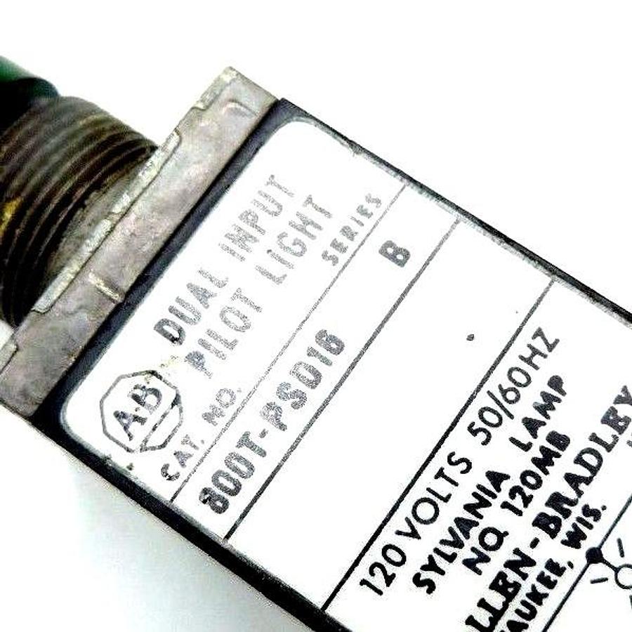 Used ALLEN BRADLEY 800T-PSD16 DUAL INPUT PILOT LIGHT 800TPSD16, SER. B