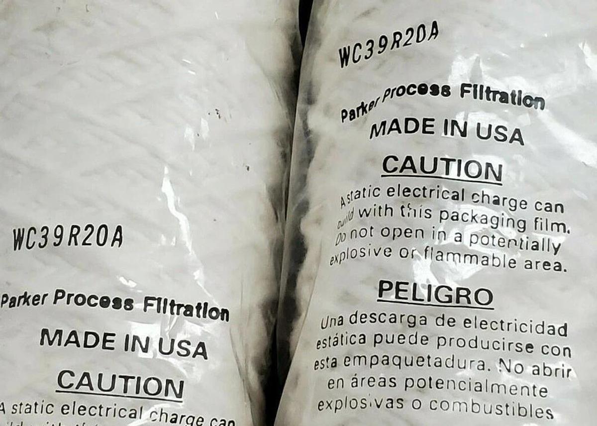 Used LOT OF 2 NEW PARKER WC39R20A HONEYCOMB FILTER CARTRIDGES